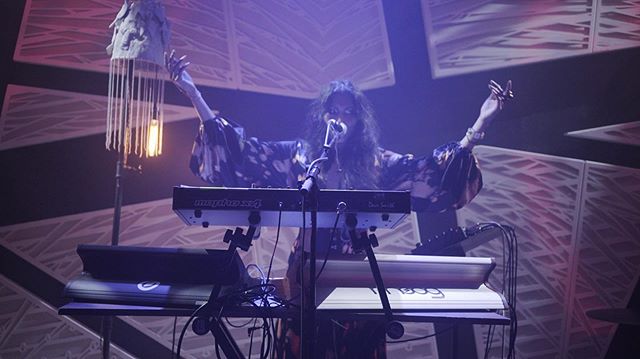 Playing @nationalsawdust was a dream. So proud to have been part of this magical programming curated by @caravangitane with the sexy ambient textures of @soundwalkcollective , the amazing live score to The Cabinet Of Dr. Caligari by Ricardo Romaneiro @composernyc , rad visuals by Brian Close @brainclosed and the humanoid from another dimension, Coen Aerts @le_directeur . Thanks to each and every one of you in the audience, I felt you deep and close to me. Videos coming soon 👁

On my way to @btrtoday for an In Studio performance! 
Photos by @chascheffer , @mezza.marco , @uptilldawn and @manuelgrecony 🖤